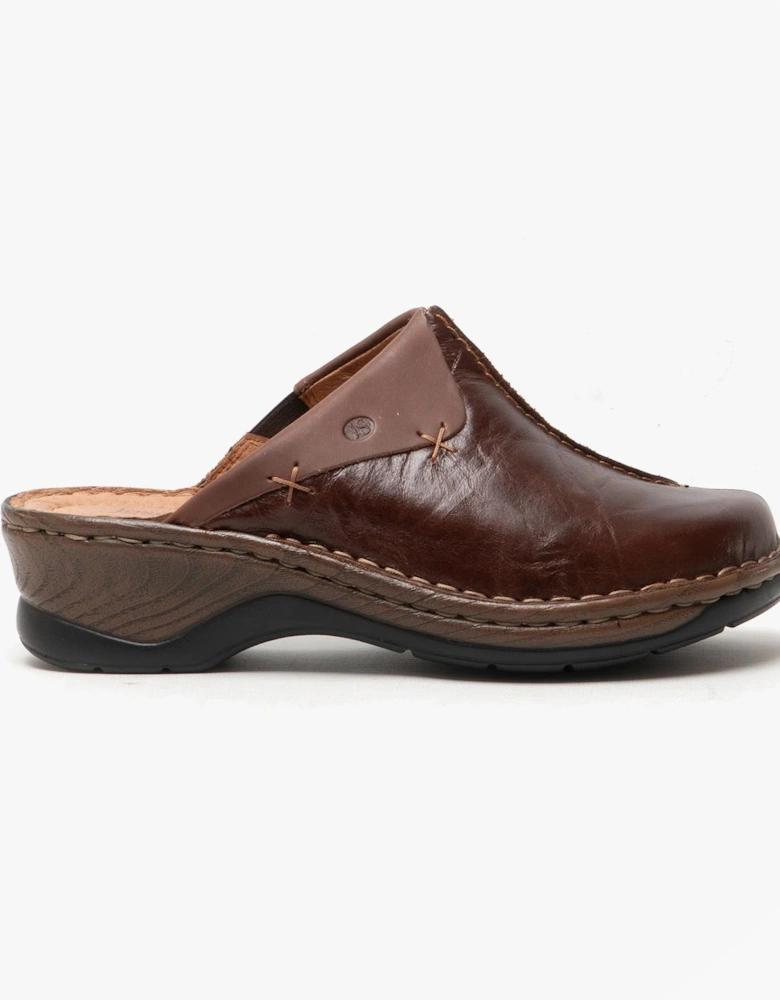 CATALONIA 48 Womens Leather Mule Clogs Brasil