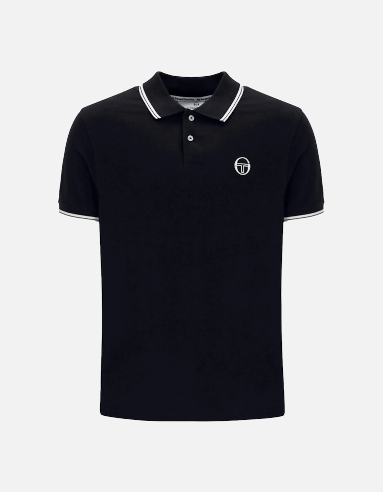 020 Twin Tipped Polo Shirt Black/White