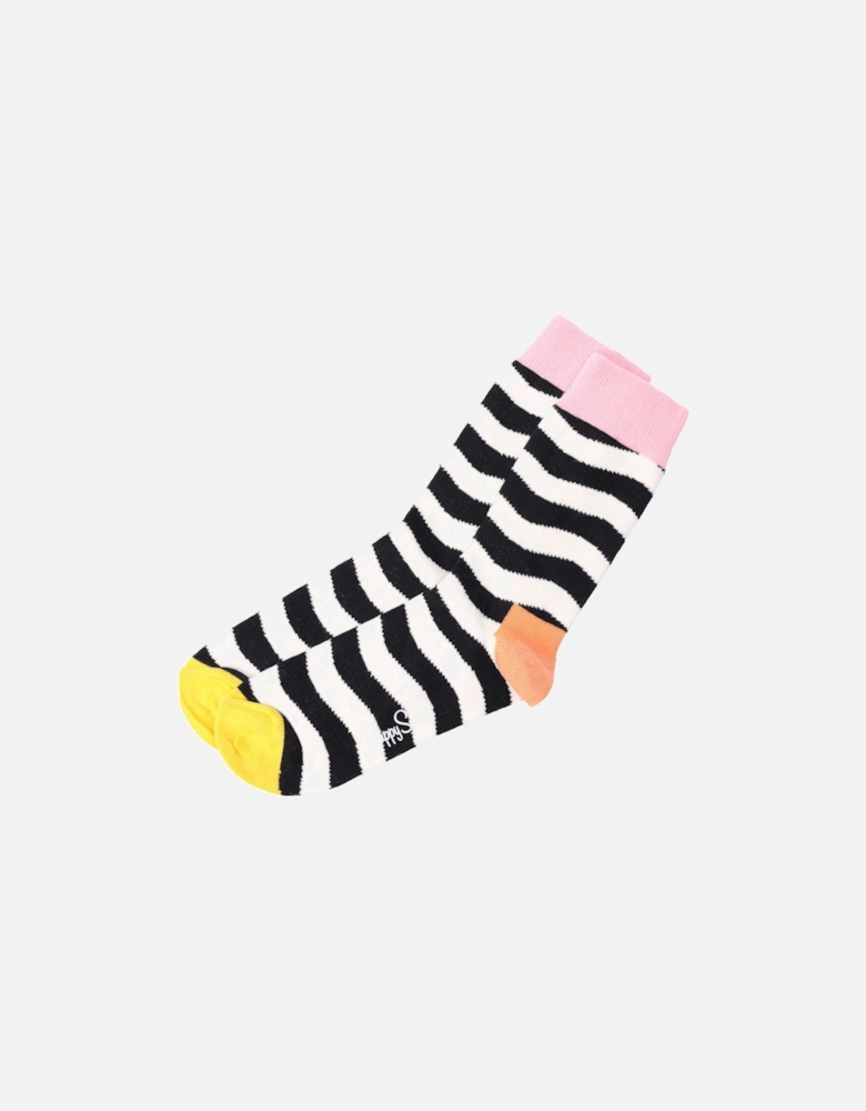 Infants 2 Pack of Wavy Stripe Socks