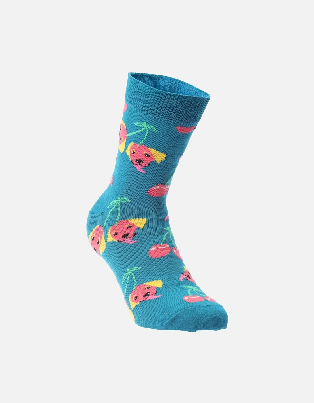 Cherry Dog 1/2 Crew Socks