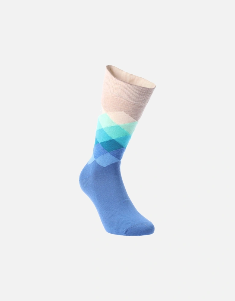 Faded Diamond Socks
