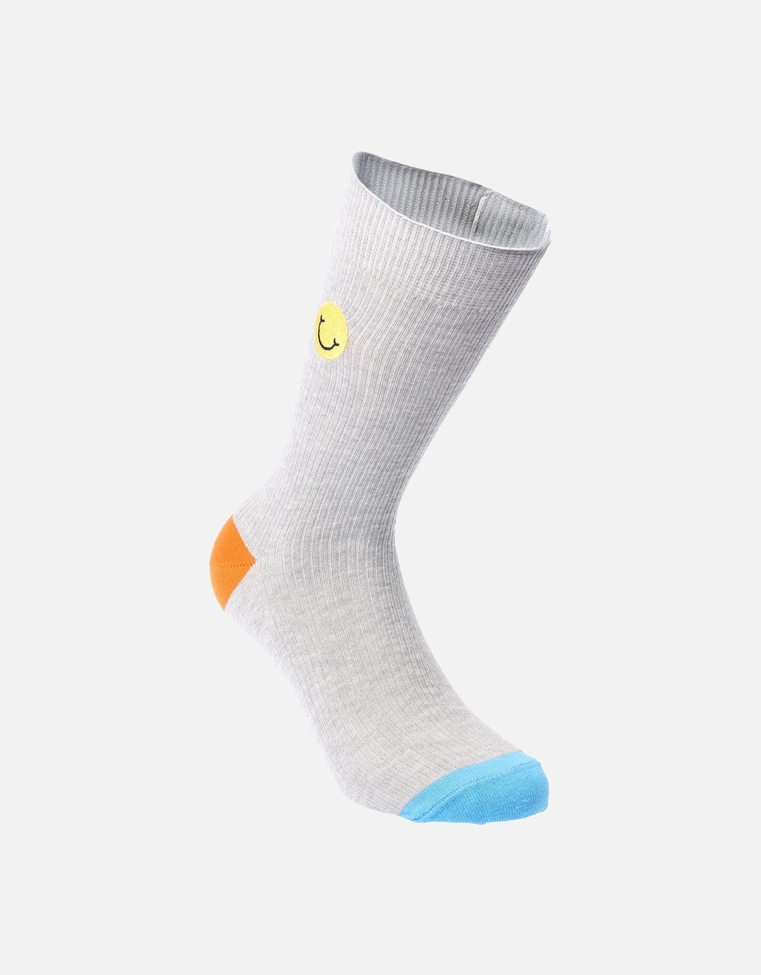 Ribbed Embroidery Smiling Socks, 3 of 2