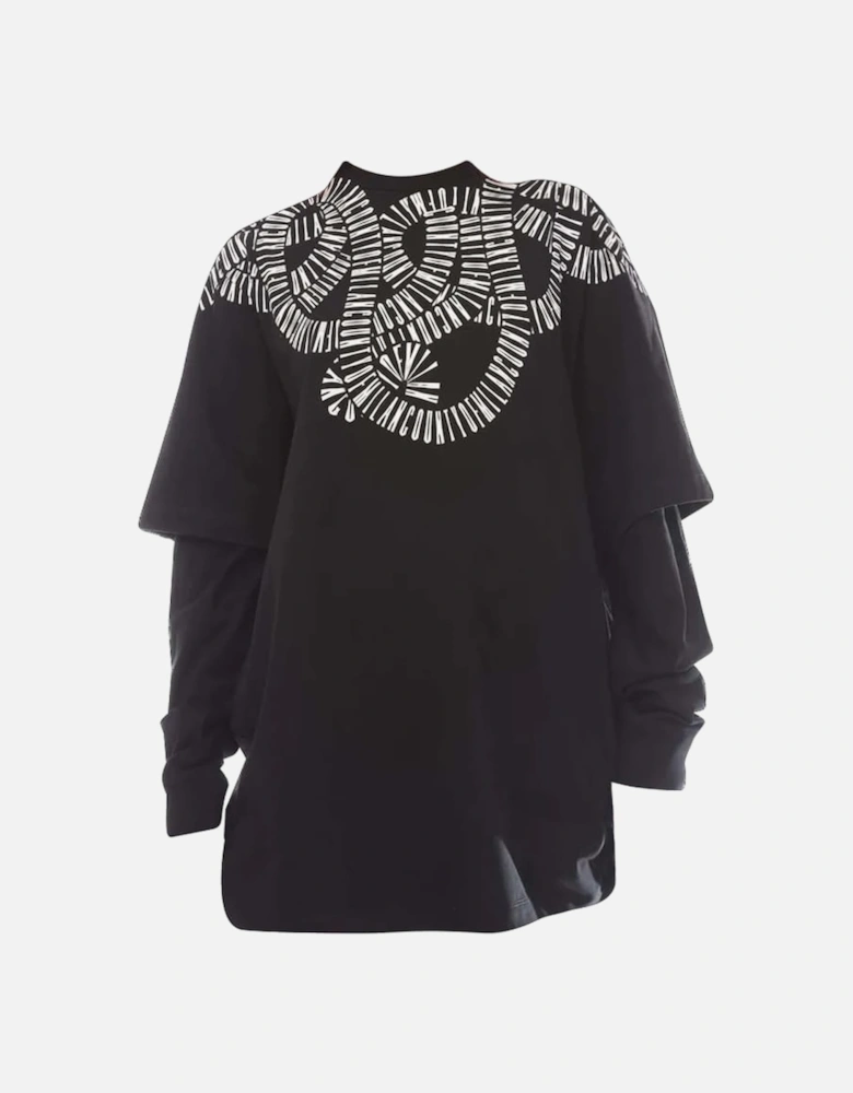 Snake Wings Double Sleeve T-Shirt