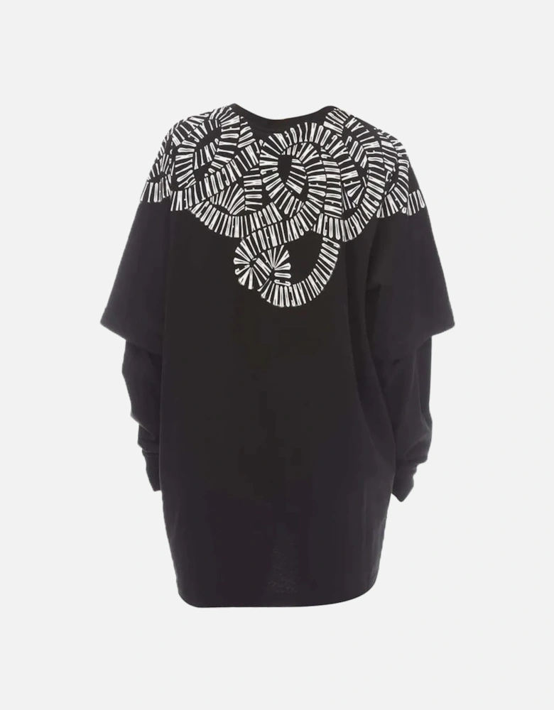 Snake Wings Double Sleeve T-Shirt