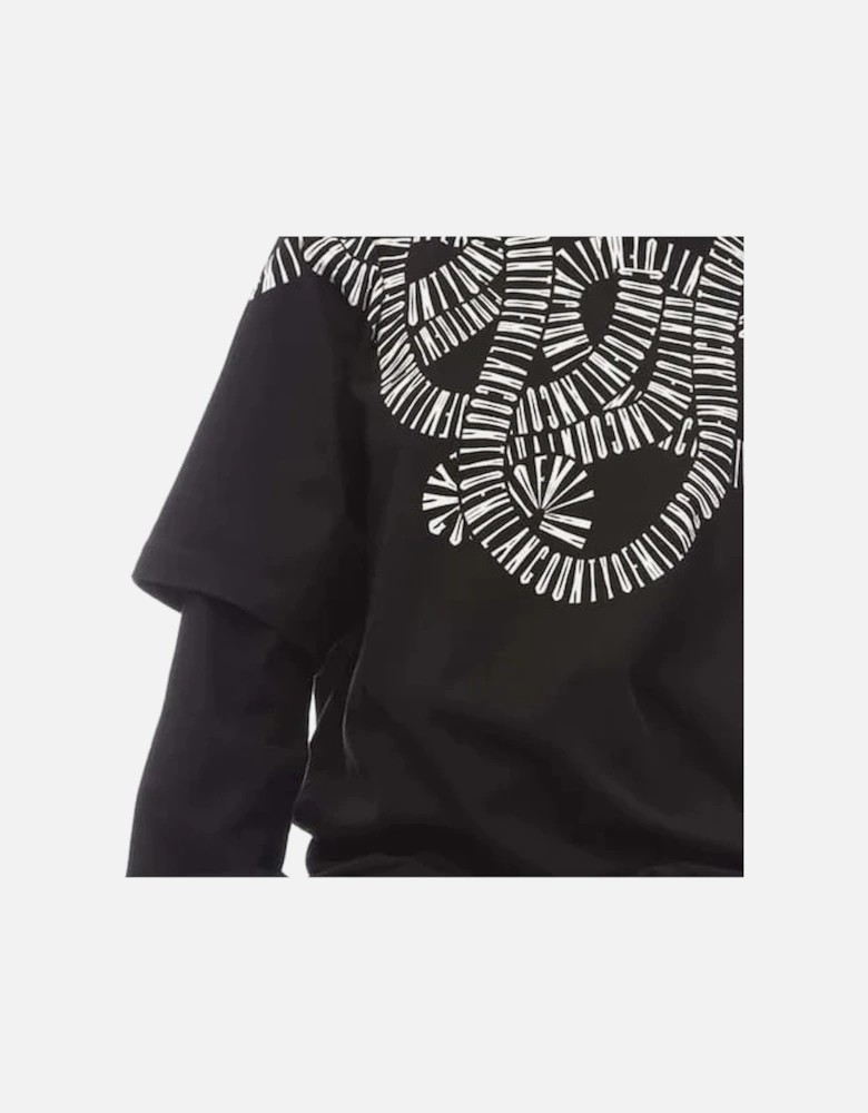 Snake Wings Double Sleeve T-Shirt