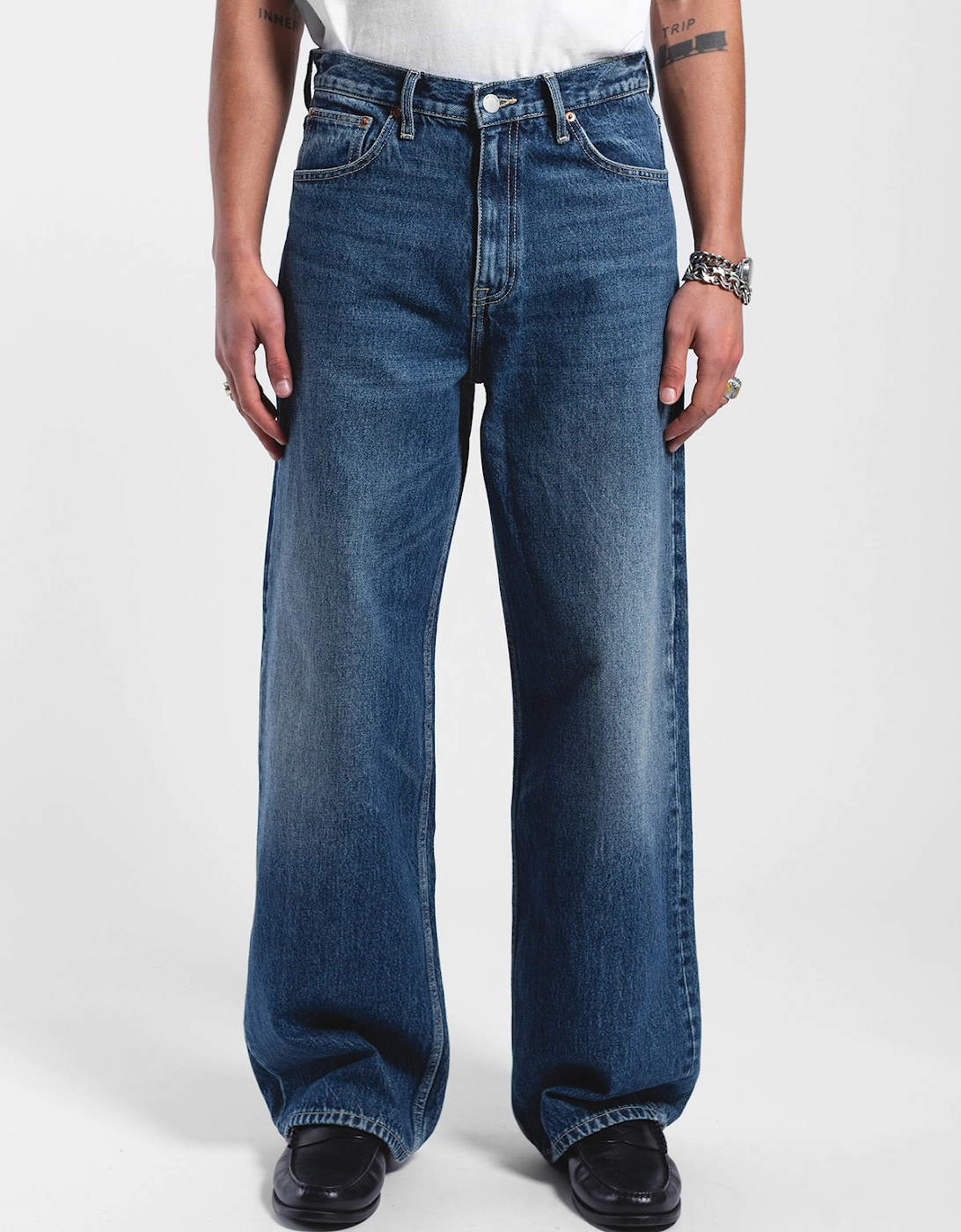 Cormac Relaxed Denim - Stream Dark Wash, 5 of 4