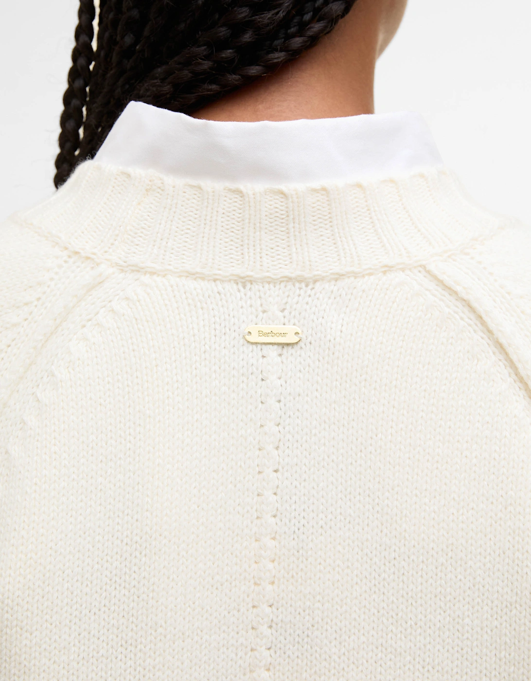 Ashdon Womens Knitted Jumper - Ecru