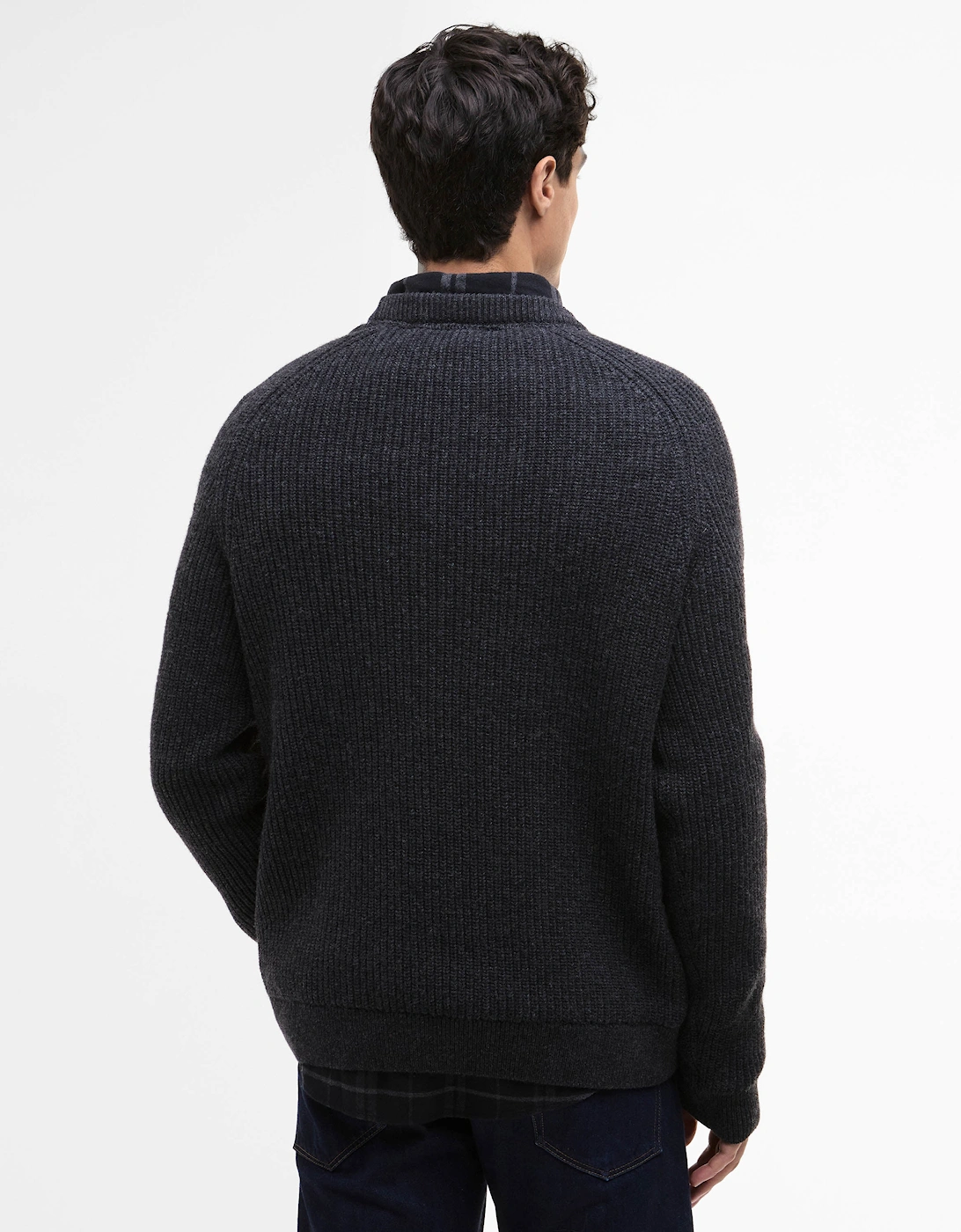 Chester Mens Crew Neck Jumper - Charcoal Marl