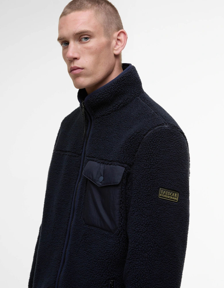 Mossdale Mens Fleece Jacket - Navy