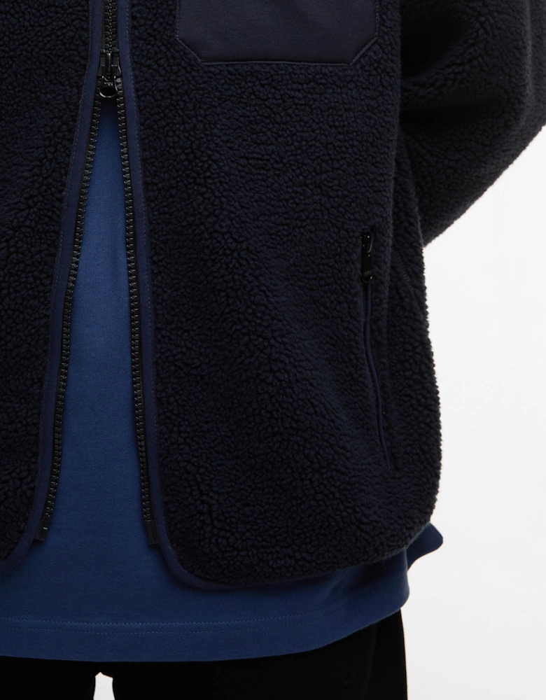 Mossdale Mens Fleece Jacket - Navy