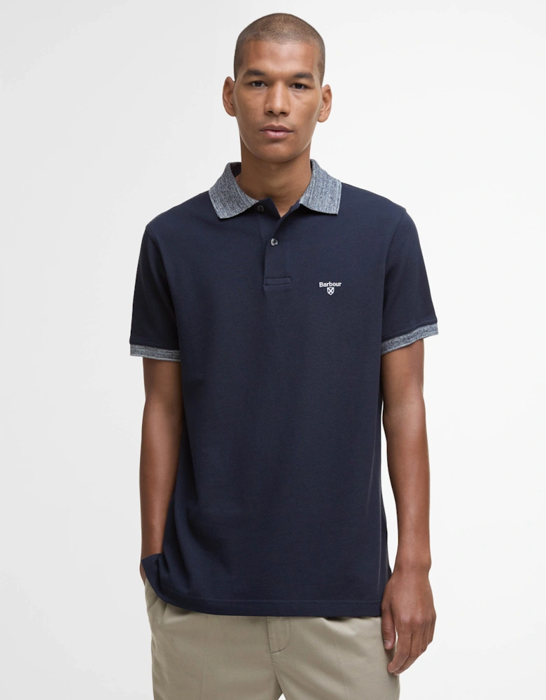 Marlton Mens Tailored Fit Polo Shirt - Navy