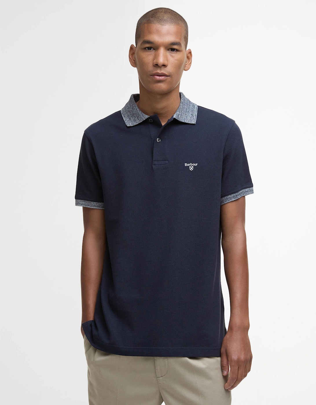 Marlton Mens Tailored Fit Polo Shirt - Navy, 6 of 5