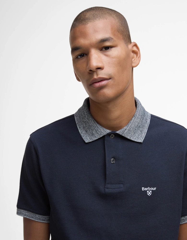 Marlton Mens Tailored Fit Polo Shirt - Navy