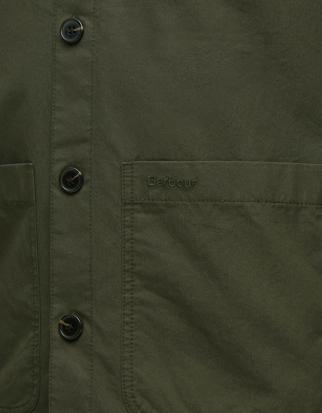 Cole Mens Tailored Fit Poplin Overshirt - Olive