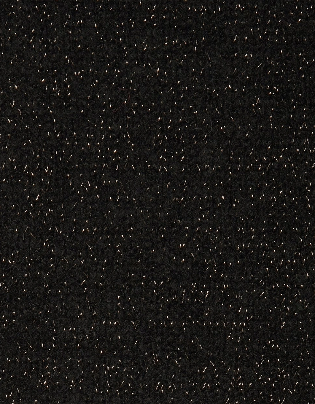 Sparkle Womens Beanie/Scarf - Black