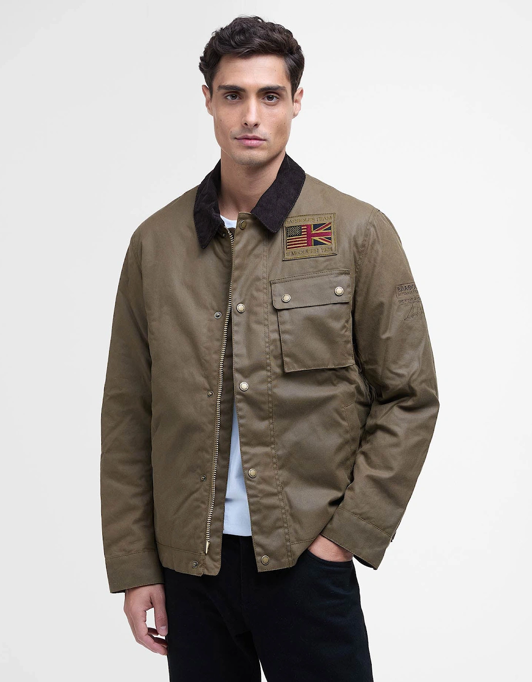 Workers Wax Mens Jacket - Sand, 8 of 7
