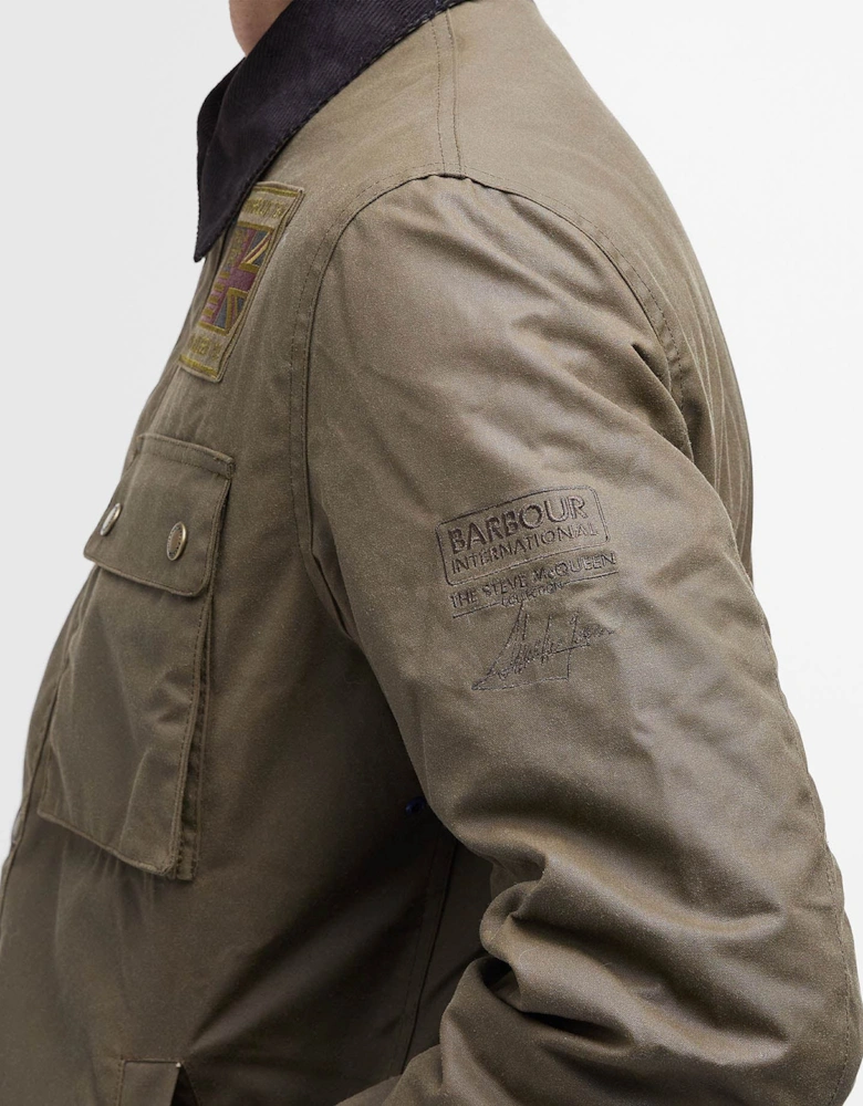 Workers Wax Mens Jacket - Sand