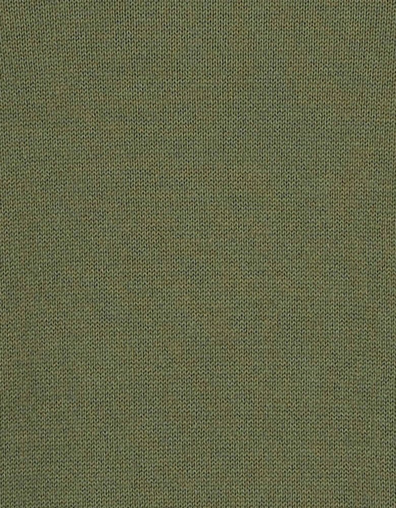 Pima Cotton Mens Crew Sweatshirt - Winter Moss