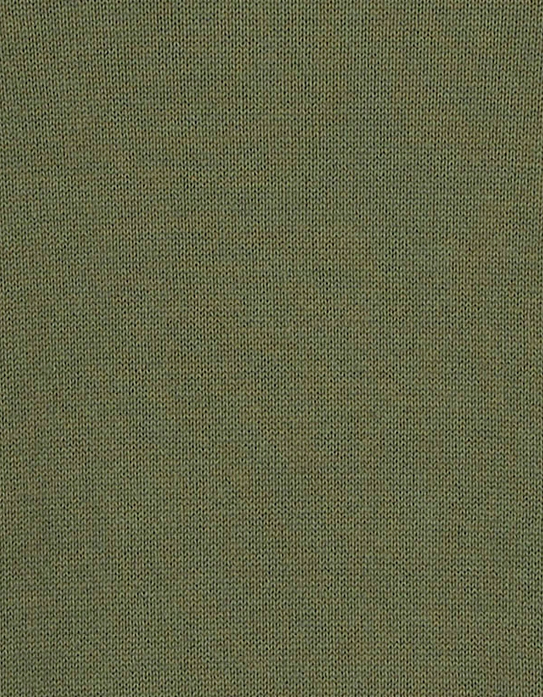 Pima Cotton Mens Crew Sweatshirt - Winter Moss