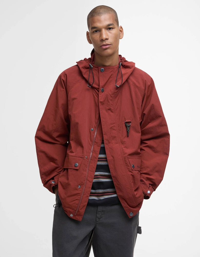 Rig Mens Showerproof Jacket - Fired Brick