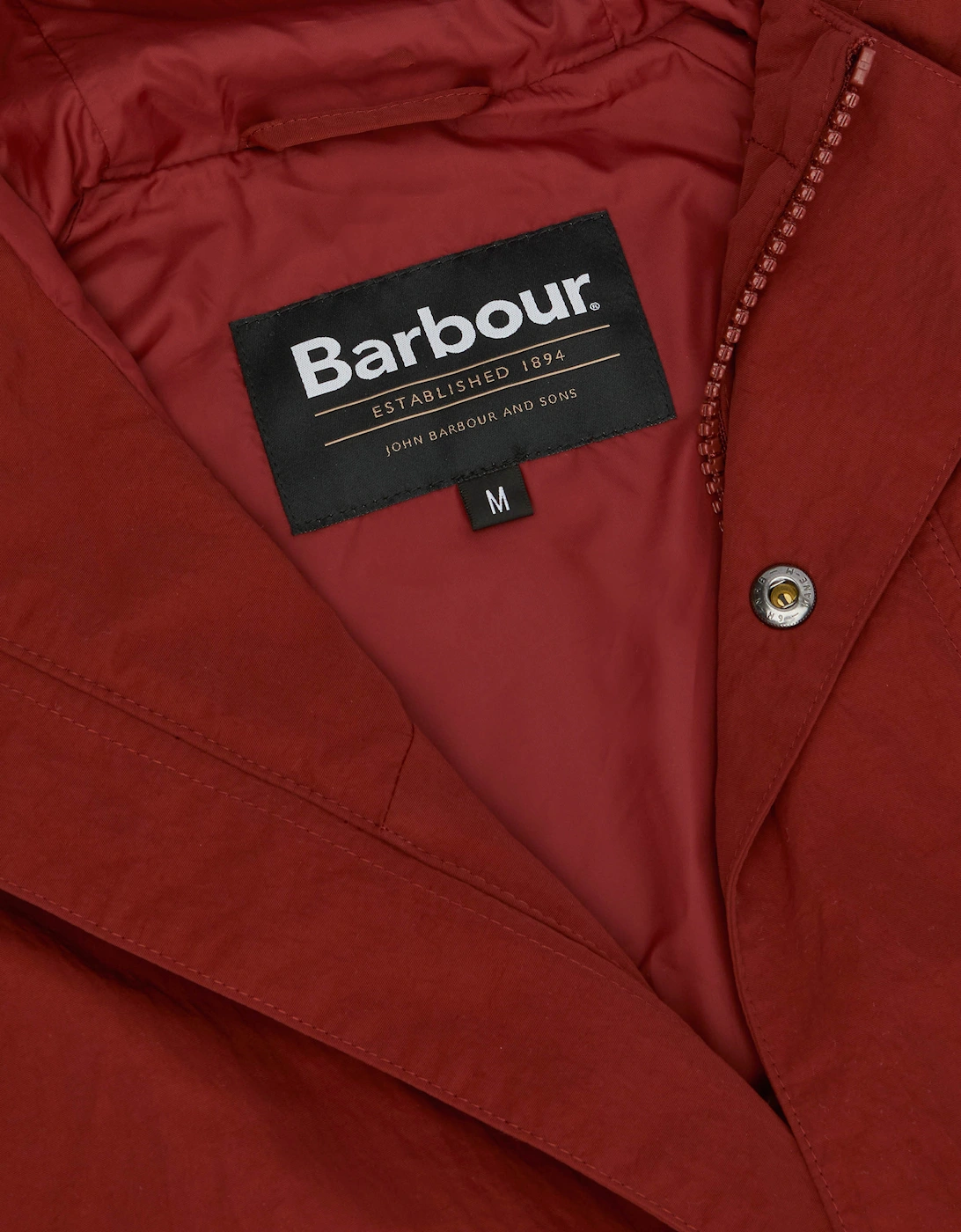 Rig Mens Showerproof Jacket - Fired Brick