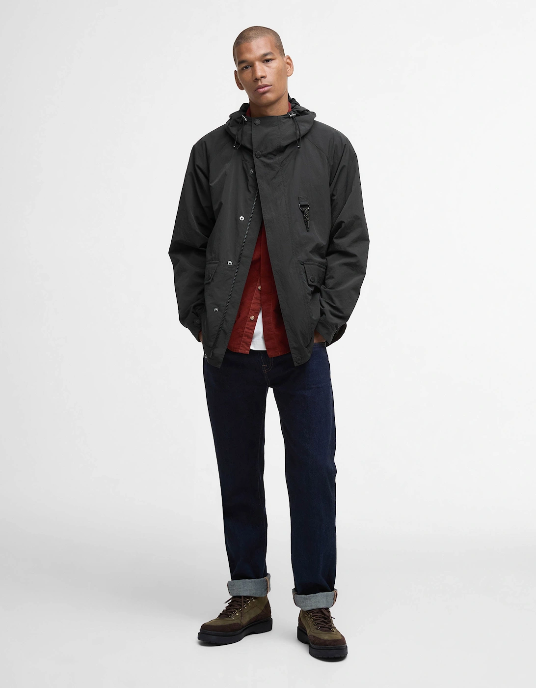 Rig Mens Showerproof Jacket - Black