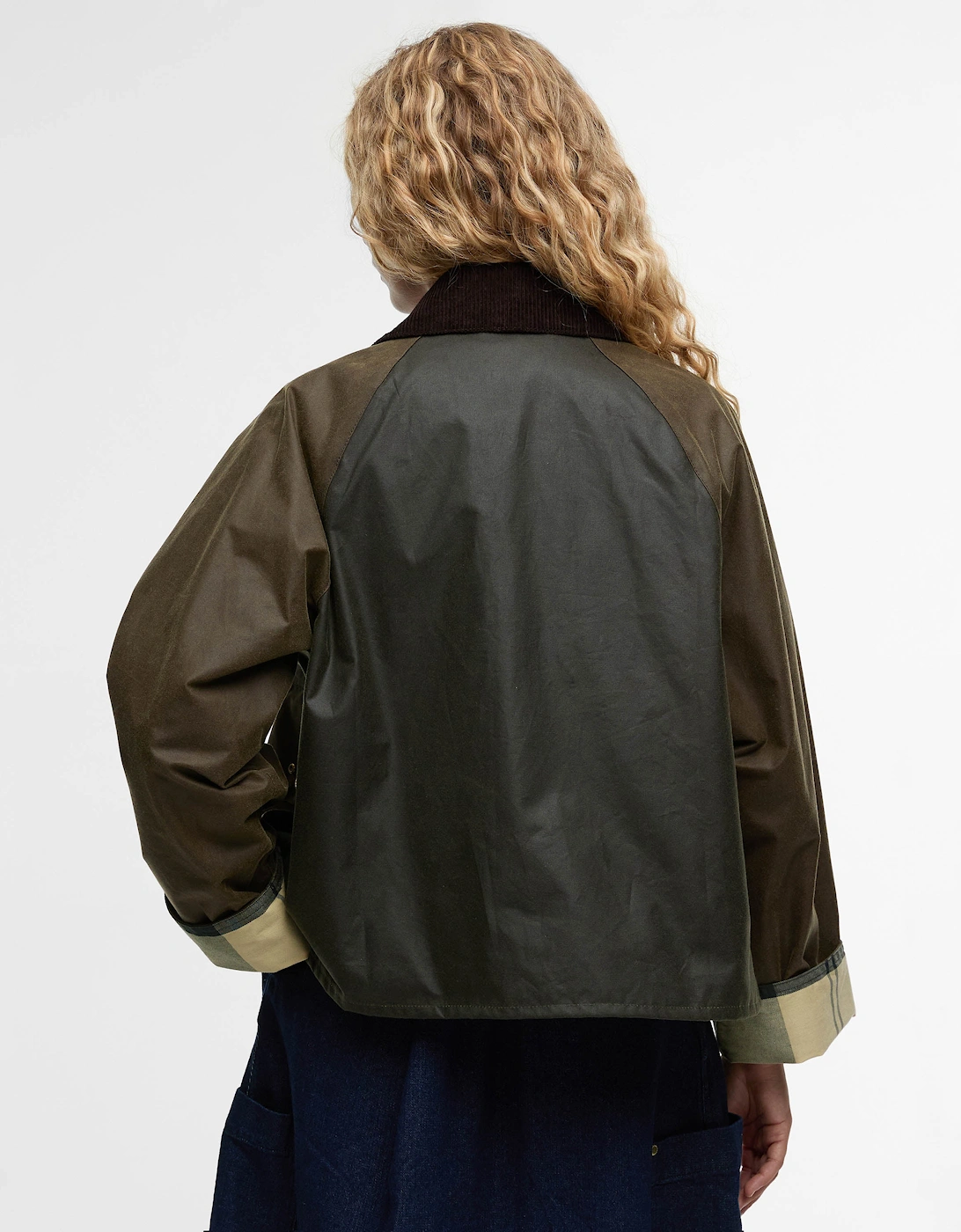 Kearton Womens Wax Jacket - Archive Olive/Beech/Ancient Tartan