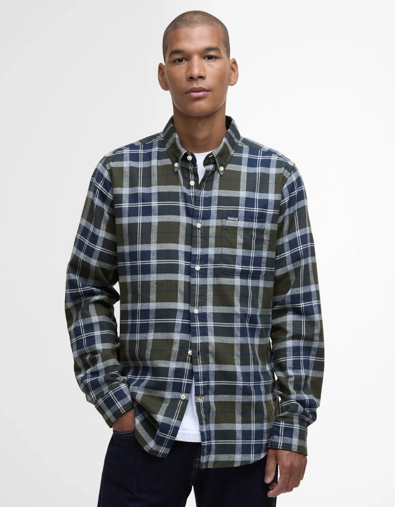Rasay Mens Tailored Shirt - Fernwood Tartan