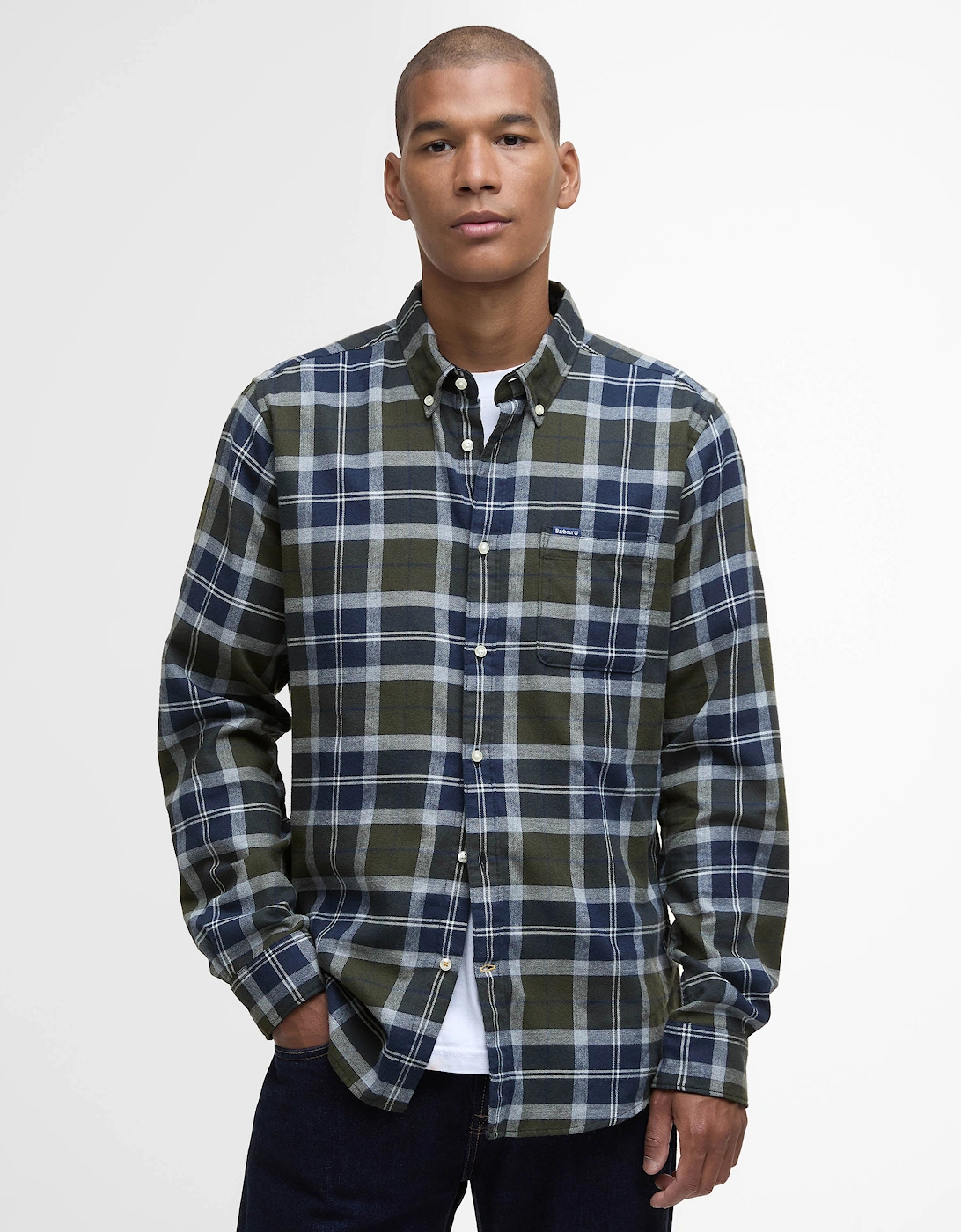 Rasay Mens Tailored Shirt - Fernwood Tartan, 6 of 5