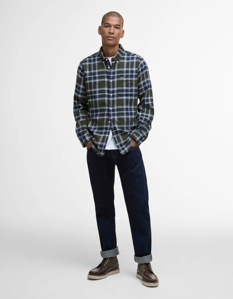 Rasay Mens Tailored Shirt - Fernwood Tartan
