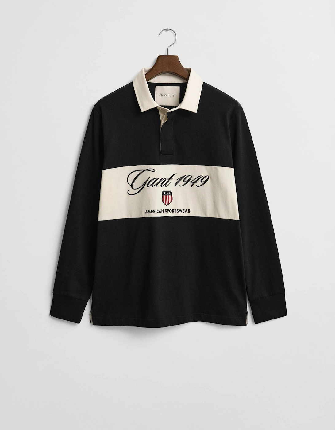 Mens Blocked Heavy Rugger - 5 Black, 2 of 1