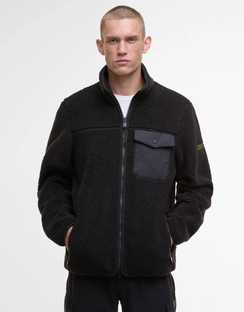 Mossdale Mens Fleece Jacket - Black