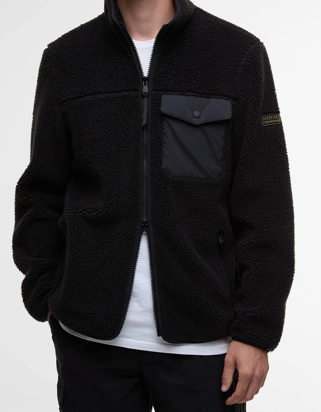 Mossdale Mens Fleece Jacket - Black
