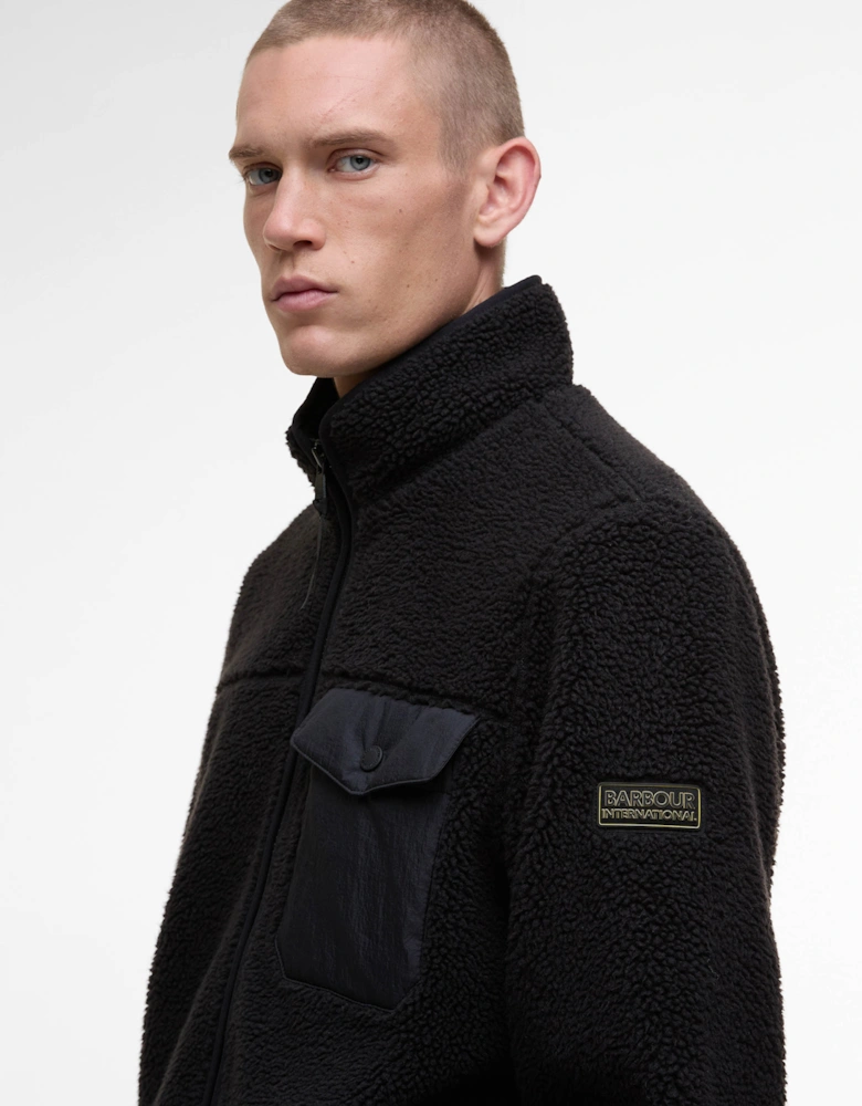 Mossdale Mens Fleece Jacket - Black