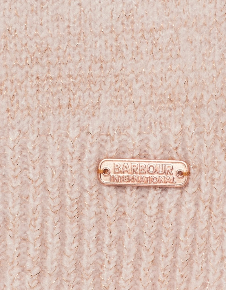 Sparkle Womens Beanie/Scarf - Pink