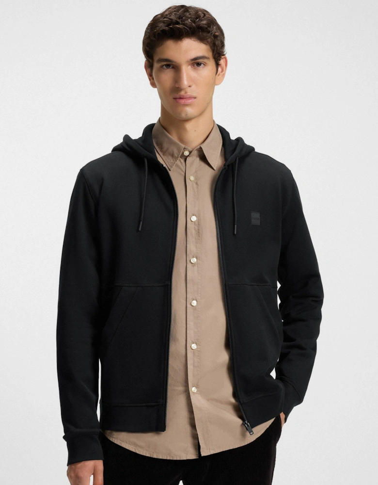 BOSS Orange Zetalky Mens Full Zip Hoodie - Black 001