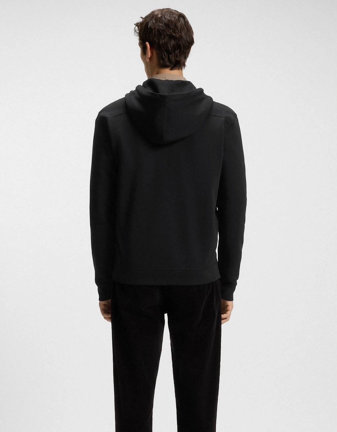 BOSS Orange Zetalky Mens Full Zip Hoodie - Black 001