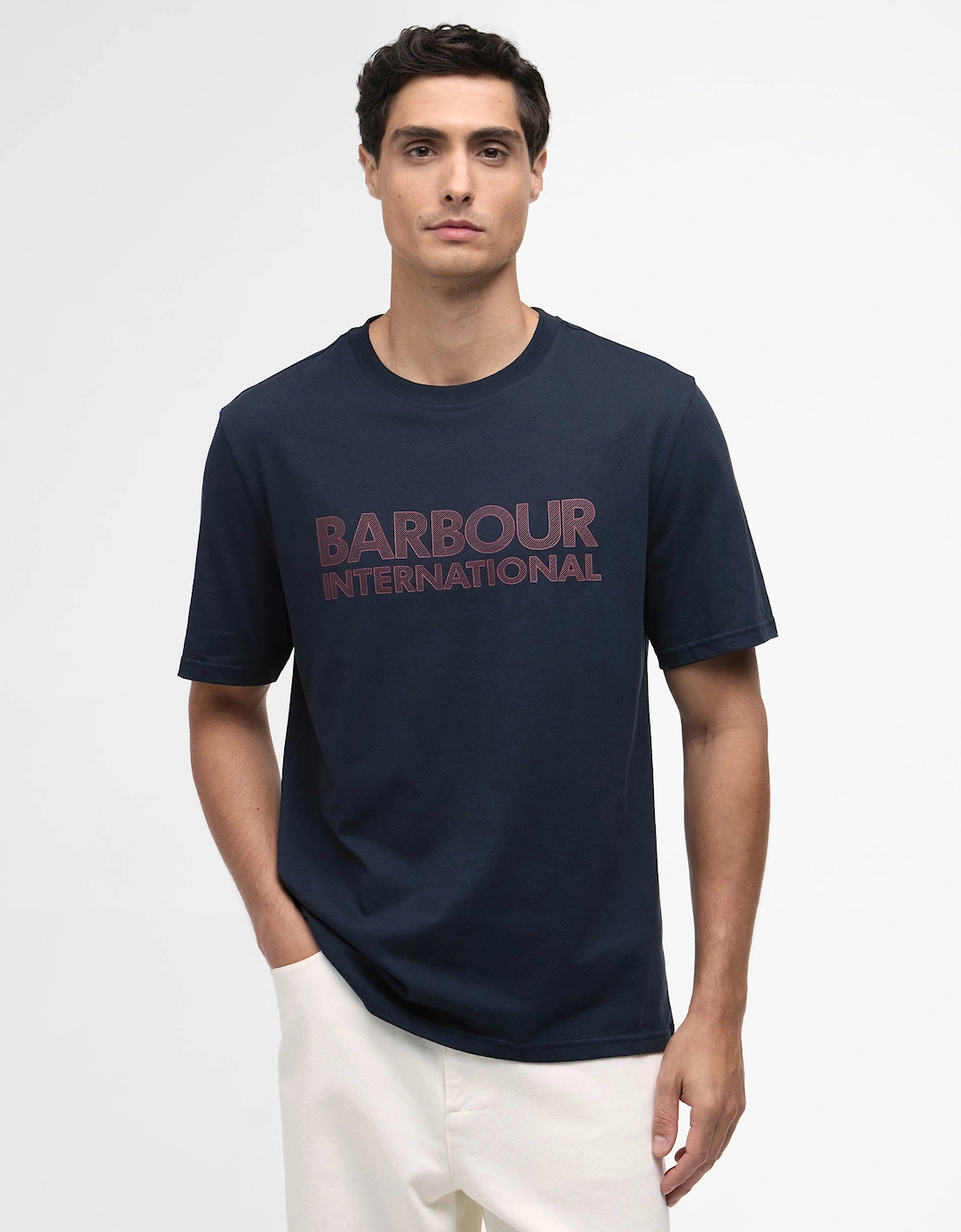 Mens Essential Graphic T-Shirt - Navy, 6 of 5