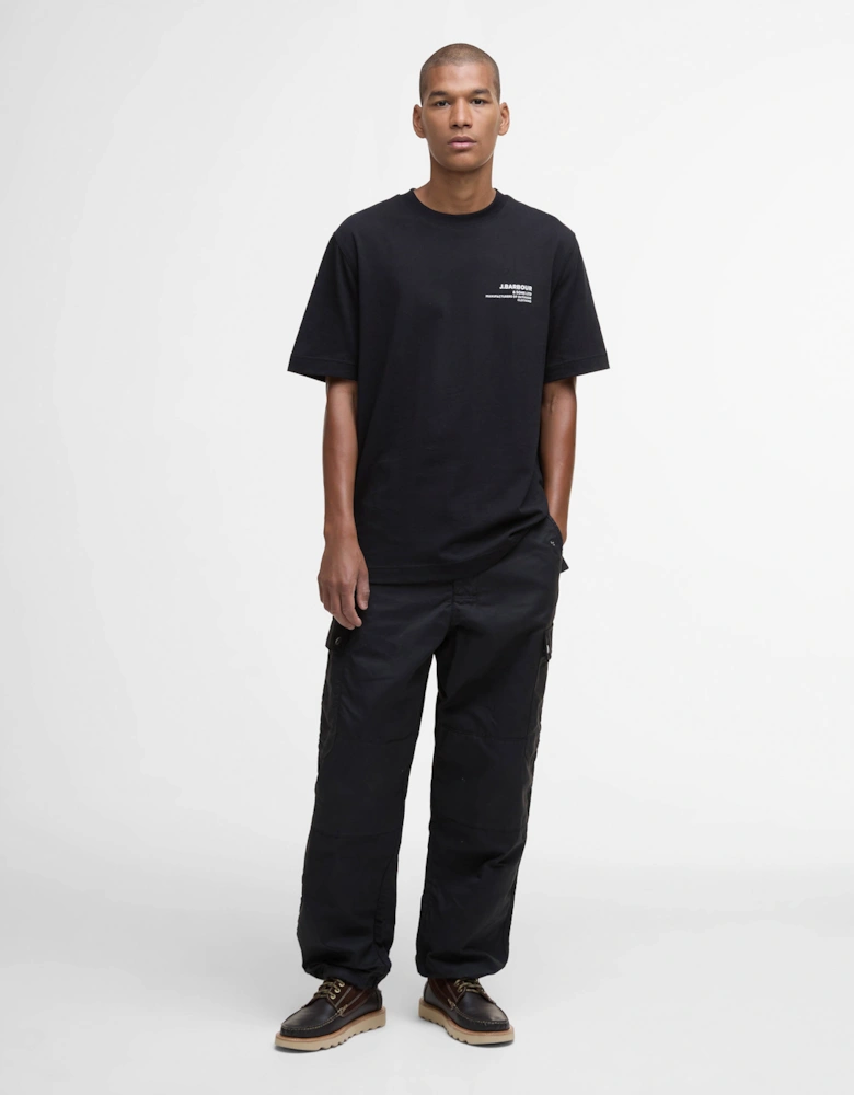 Parkend Photographic Mens Relaxed T-Shirt - Black