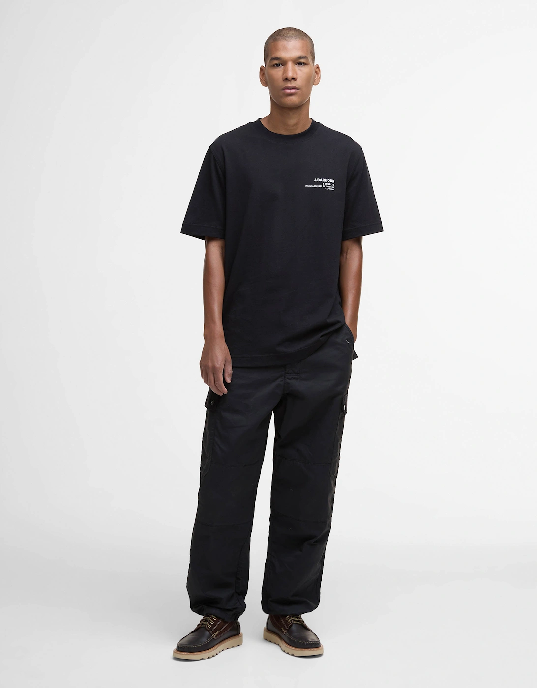 Parkend Photographic Mens Relaxed T-Shirt - Black