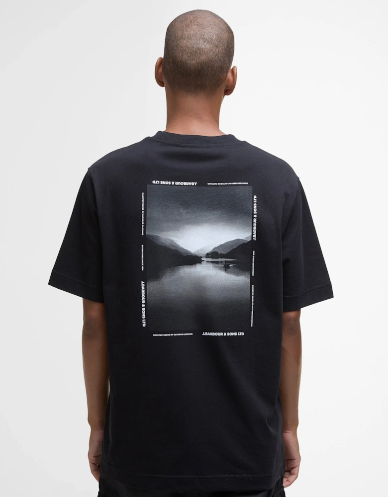 Parkend Photographic Mens Relaxed T-Shirt - Black