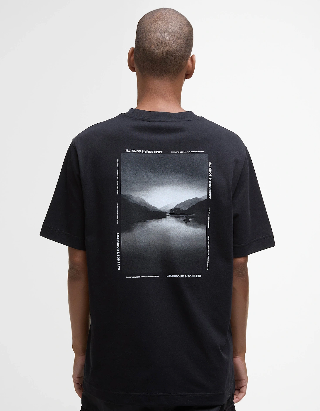 Parkend Photographic Mens Relaxed T-Shirt - Black