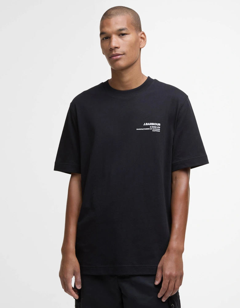 Parkend Photographic Mens Relaxed T-Shirt - Black