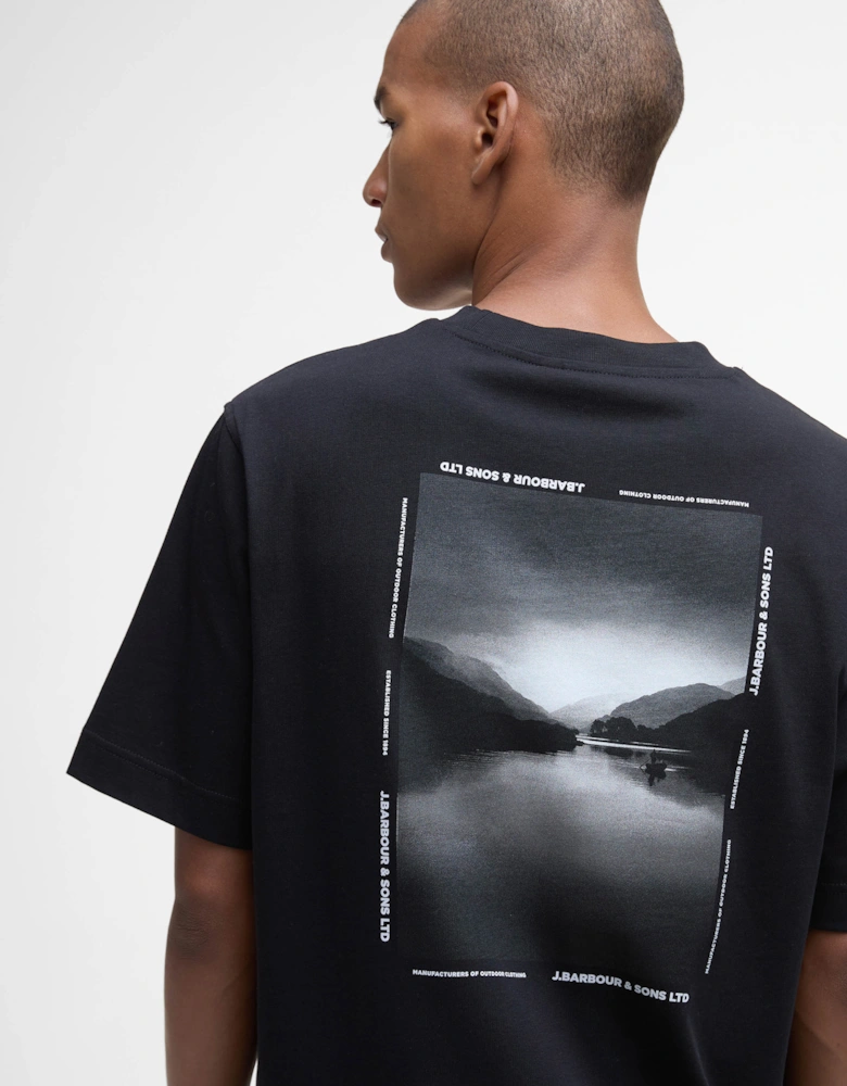 Parkend Photographic Mens Relaxed T-Shirt - Black