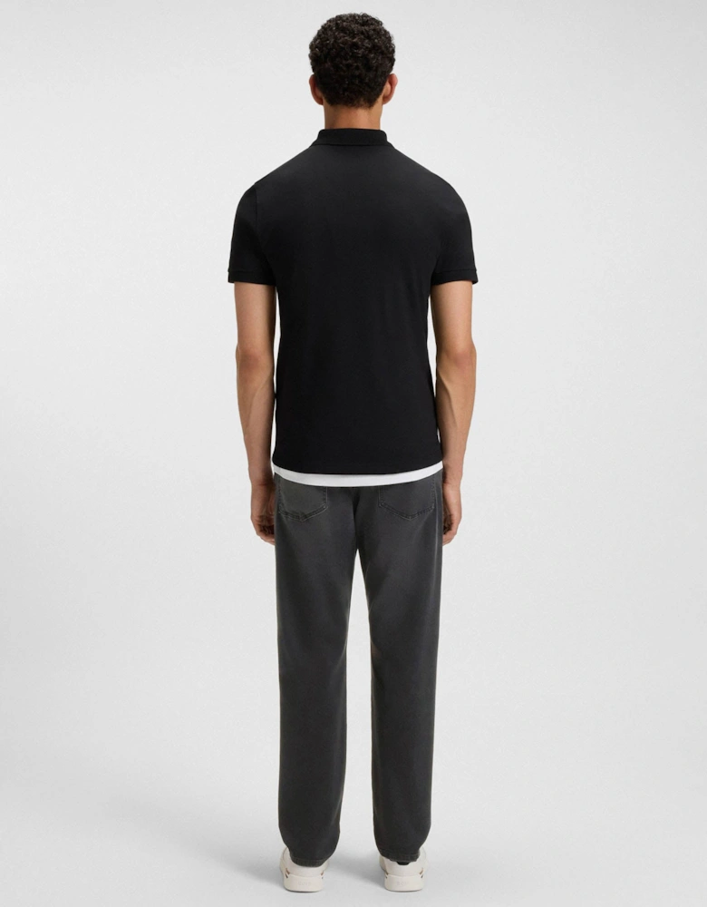 BOSS Orange Re.Maine Mens Regular-Fit Jeans in Super-Stretch Denim - Black 005