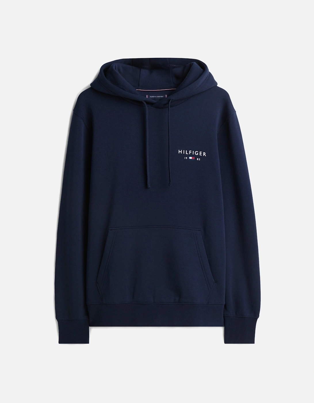 Brand Love Mens Small Hilfiger Logo Hoodie - Desert Sky