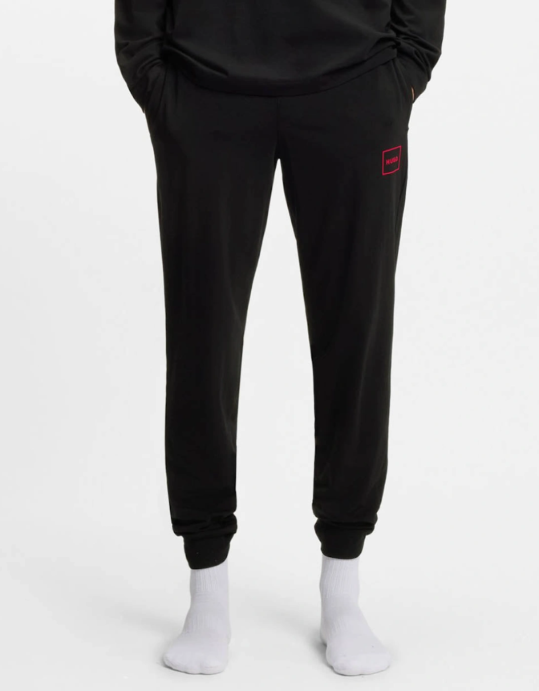 HUGO Laze Mens Loungewear Tracksuit Pants - Black 001, 4 of 3