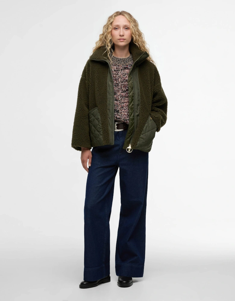 Brawby Womens Fleece - Olive