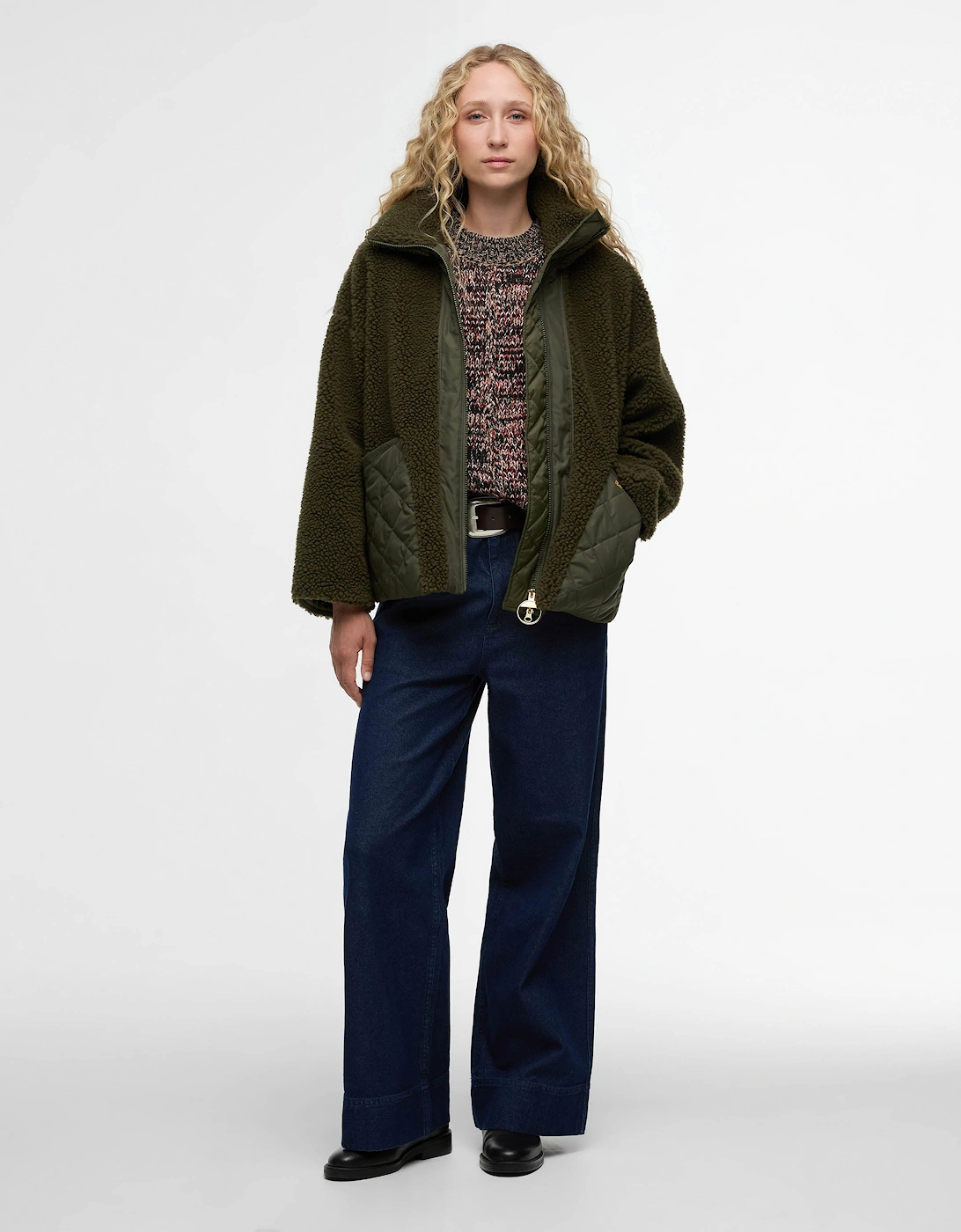 Brawby Womens Fleece - Olive