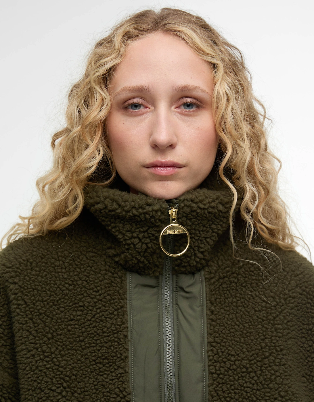 Brawby Womens Fleece - Olive